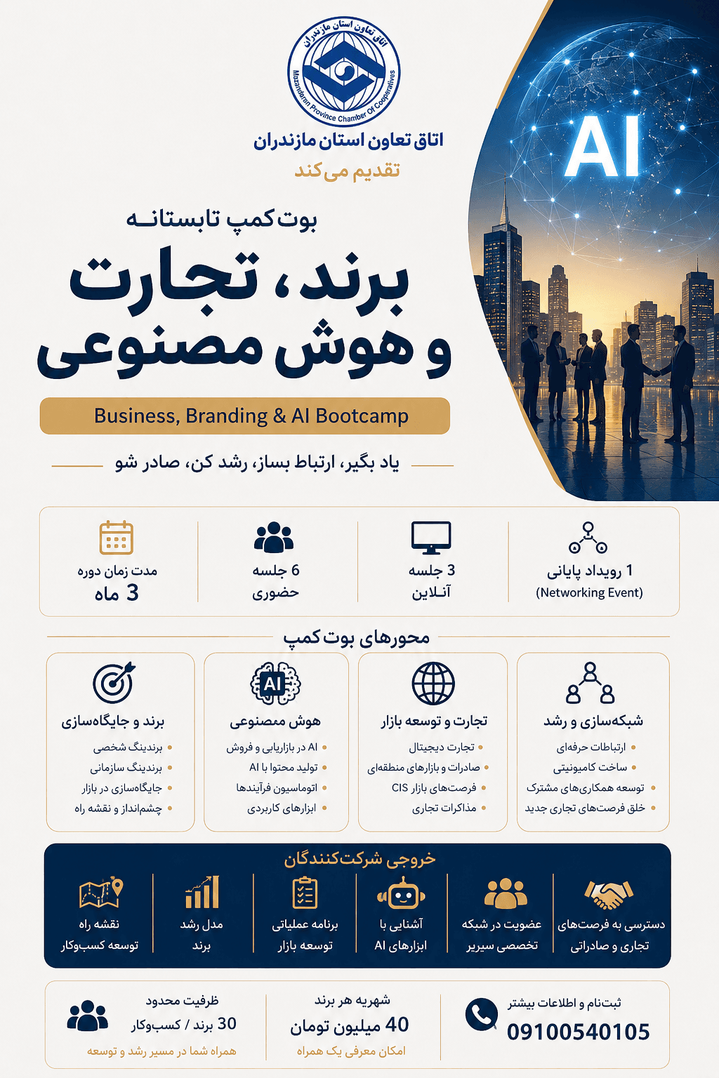 بوتکمپ برند تجارت و هوش مصنوعی